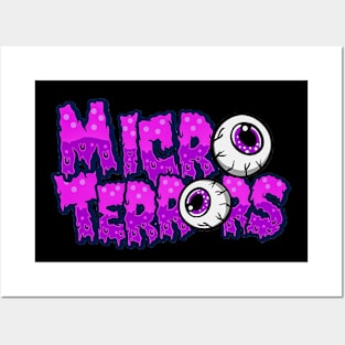 Micro Terrors Purple Slime Design Posters and Art